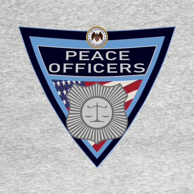 The Peace Officer/Police Essentials Shield by J. Rufus T-Shirtery
